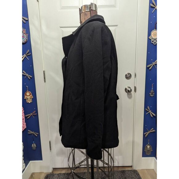 Old Navy Double Breasted Wool Blend Military Style Peacoat - Picture 5 of 15